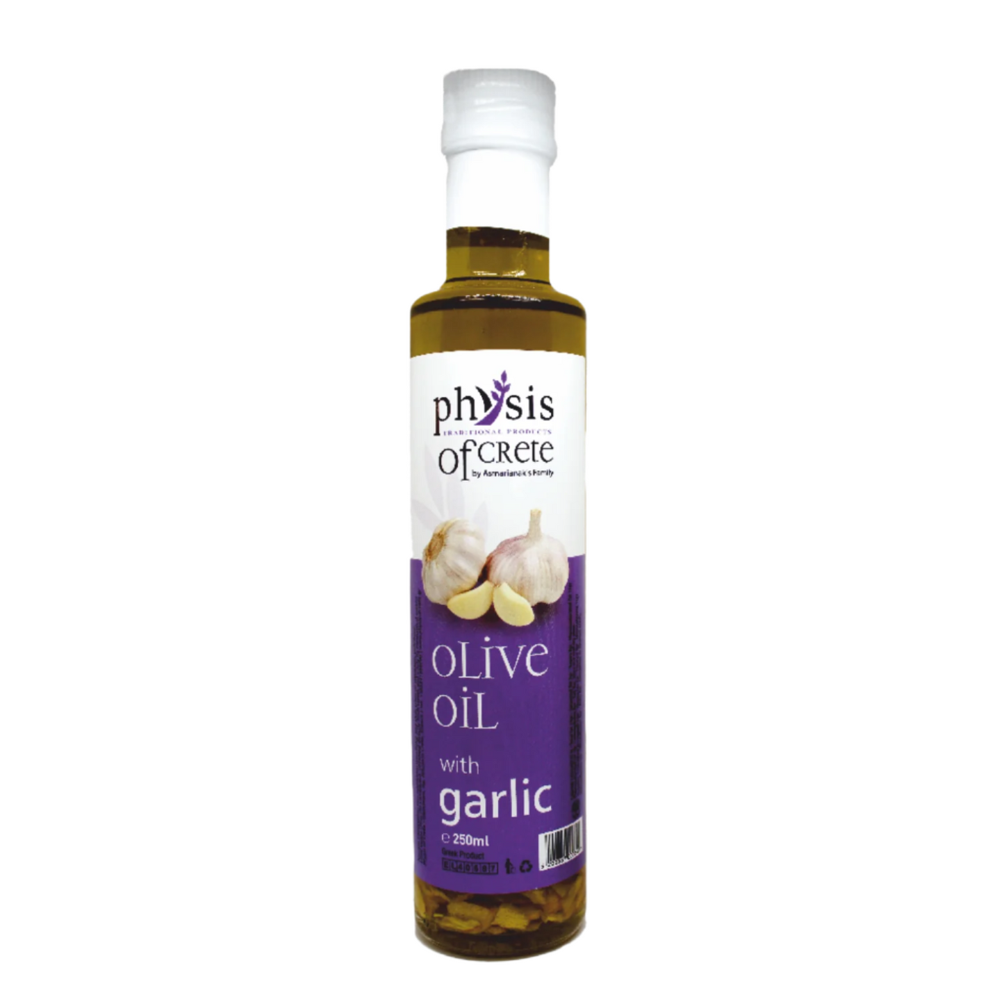 Oliwa z oliwek czosnkowa Physis of Crete 250ml