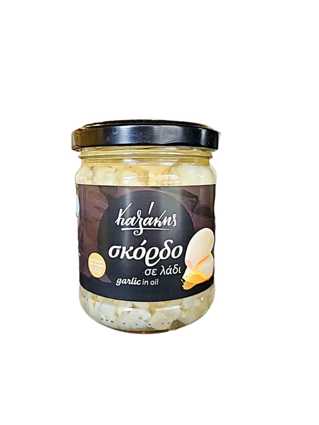 Pieczony czosnek z oliwą z oliwek
