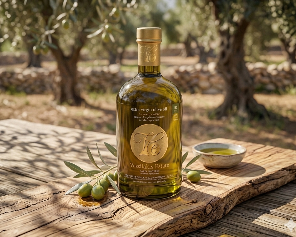 Oliwa z oliwek Vassilakis Estate 500 ml Early harvest