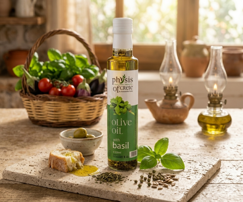 Oliwa z bazylią Physis of Crete 250 ml