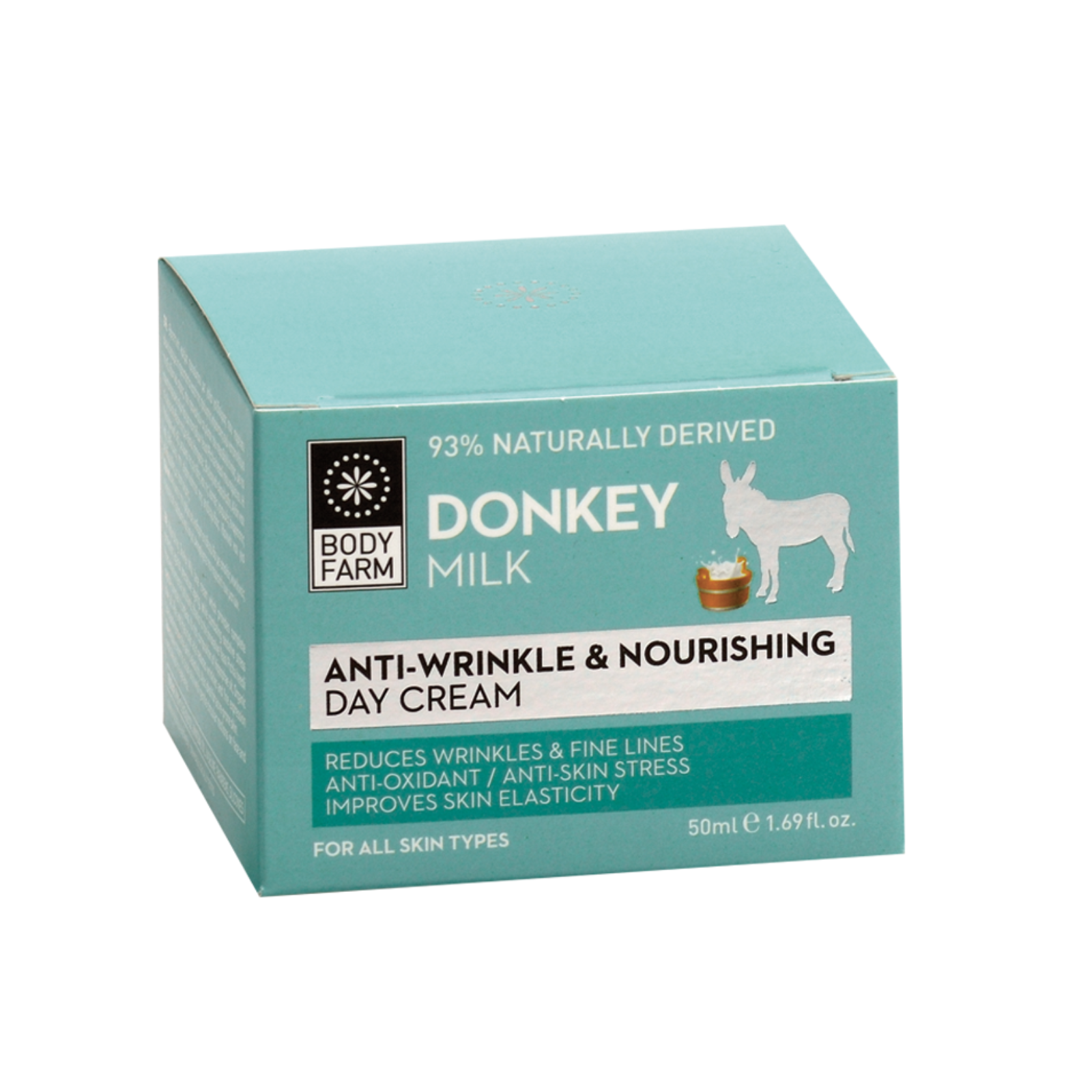 Krem przeciwzmarszczkowy na dzień Donkey Milk 50 ml Body Farm - obrazek 2