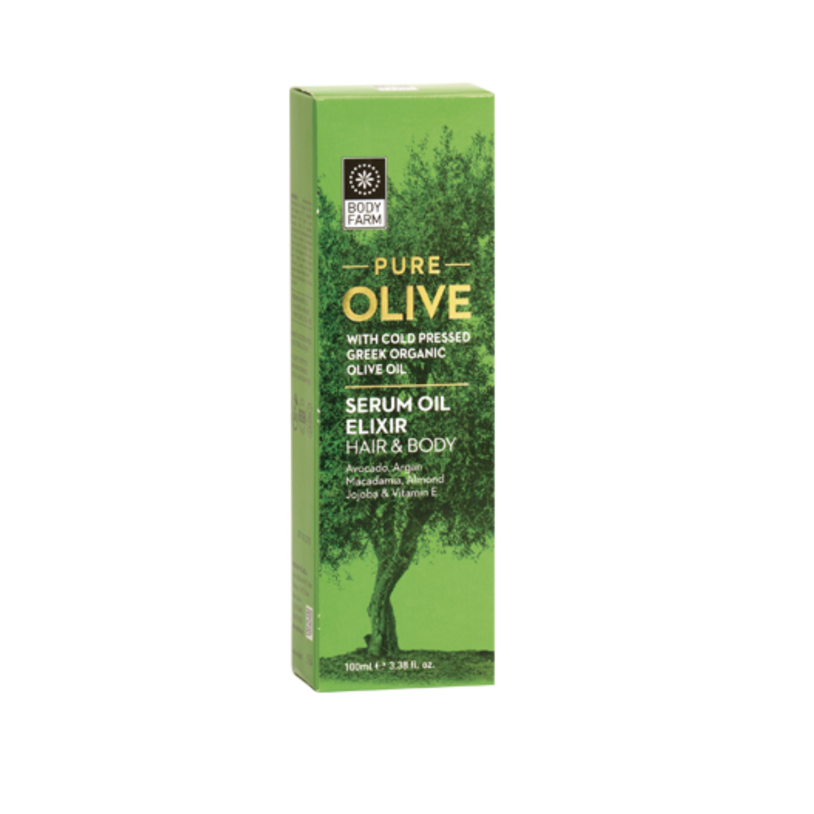 Serum olejowe do włosów i ciała Pure Olive 100ml Body Farm - obrazek 2