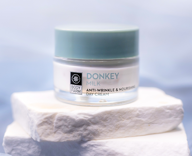 Krem przeciwzmarszczkowy na dzień Donkey Milk 50 ml Body Farm - obrazek 4