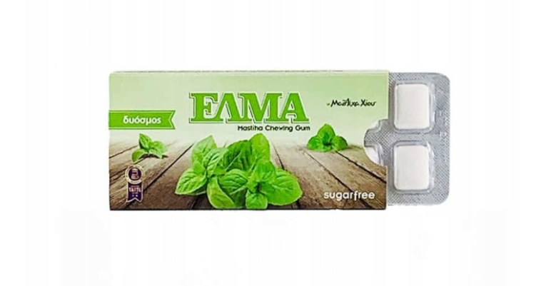 Guma do żucia ELMA miętowa z Mastichą z Chios ( sugar free )
